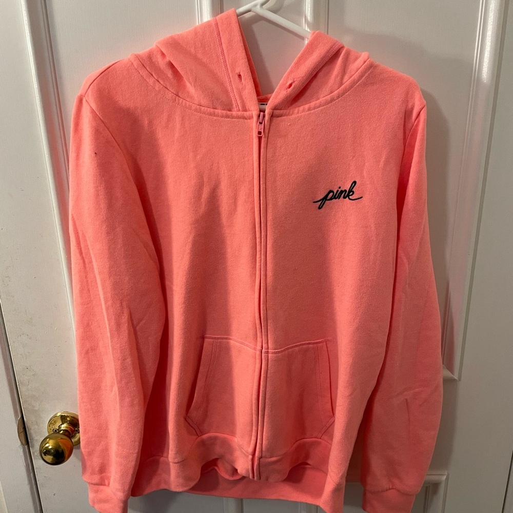 Comfy PINK zipup hoodie